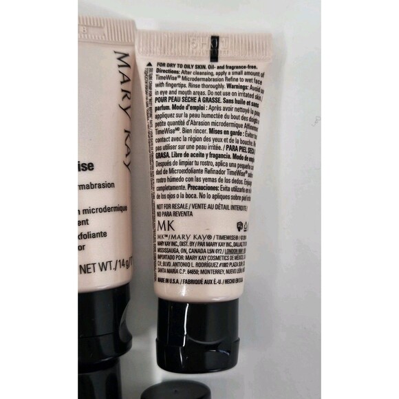 Mary Kay Timewise Microdermabrasion Refine & Replenish Lot Of 5 Mini Sets W/bag - Picture 4 of 5